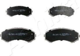Ashika 50-05-509 - Тормозные колодки, дисковые, комплект autospares.lv