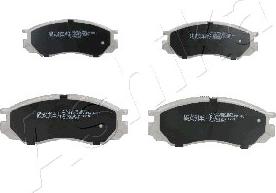 Ashika 50-05-585 - Тормозные колодки, дисковые, комплект autospares.lv