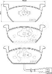 Ashika 50-00-0938 - Тормозные колодки, дисковые, комплект autospares.lv