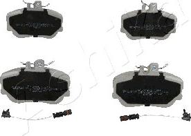 Ashika 50-00-0060 - Тормозные колодки, дисковые, комплект autospares.lv