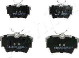 Ashika 51-01-109 - Тормозные колодки, дисковые, комплект autospares.lv
