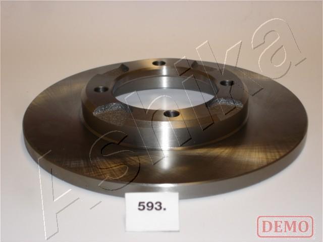 Ashika 60-05-593C - Тормозной диск autospares.lv