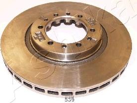Ashika 60-05-539 - Тормозной диск autospares.lv