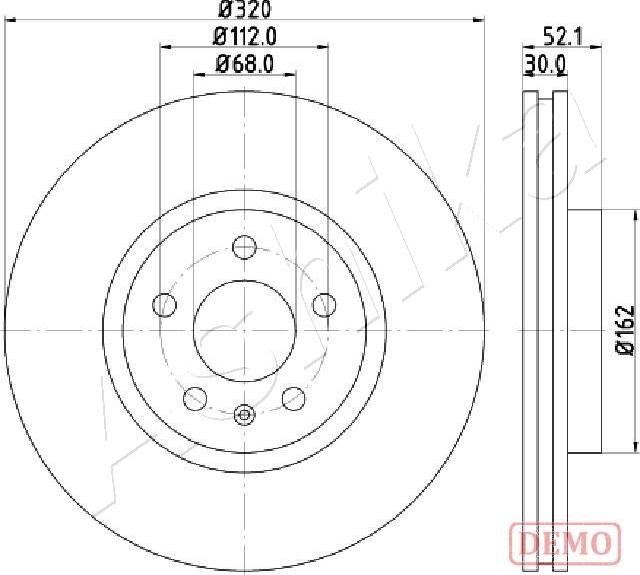 Ashika 60-00-0919C - Тормозной диск autospares.lv