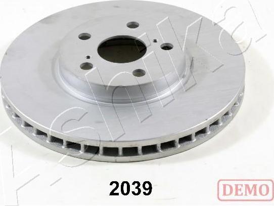 Ashika 60-02-2039C - Тормозной диск autospares.lv