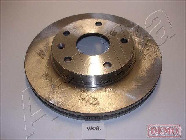 Ashika 60-0W-008C - Тормозной диск autospares.lv