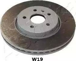 Ashika 60-0W-W19 - Тормозной диск autospares.lv