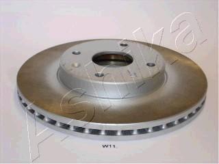 Ashika 60-0W-W11 - Тормозной диск autospares.lv