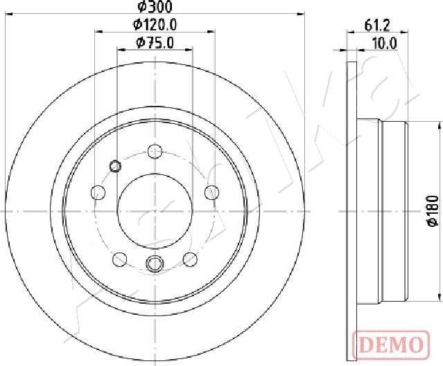 BOSCH 0 986 AB6 538 - Тормозной диск autospares.lv