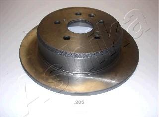 Ashika 61-02-205 - Тормозной диск autospares.lv