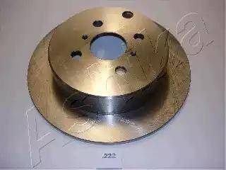 Ashika 61-02-222 - Тормозной диск autospares.lv