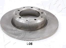 Ashika 61-0L-L08 - Тормозной диск autospares.lv