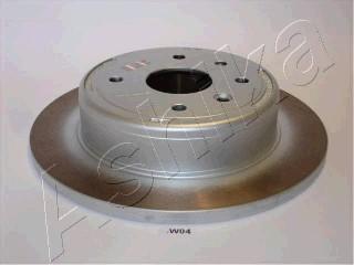 Ashika 61-0W-W04 - Тормозной диск autospares.lv