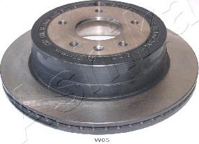 Ashika 61-0W-W05 - Тормозной диск autospares.lv