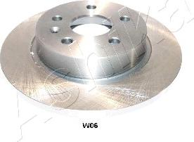 Ashika 61-0W-W06 - Тормозной диск autospares.lv