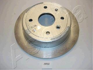 Ashika 61-0W-W02 - Тормозной диск autospares.lv