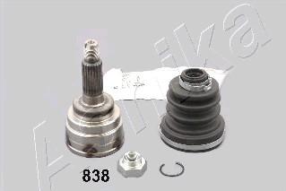 Ashika 62-08-838 - Шарнирный комплект, ШРУС, приводной вал autospares.lv