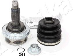 Ashika 62-03-341 - Шарнирный комплект, ШРУС, приводной вал autospares.lv