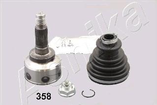 Ashika 62-03-358 - Шарнирный комплект, ШРУС, приводной вал autospares.lv