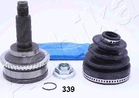 Ashika 62-03-339 - Шарнирный комплект, ШРУС, приводной вал autospares.lv