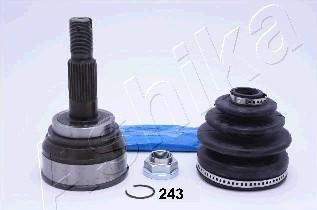 Ashika 62-02-243 - Шарнирный комплект, ШРУС, приводной вал autospares.lv