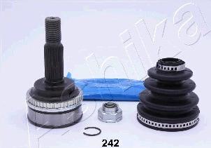 Ashika 62-02-242 - Шарнирный комплект, ШРУС, приводной вал autospares.lv