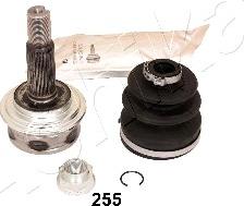 Ashika 62-02-255 - Шарнирный комплект, ШРУС, приводной вал autospares.lv