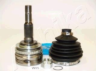 Ashika 62-0W-W05 - Шарнирный комплект, ШРУС, приводной вал autospares.lv