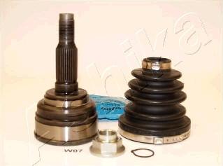 Ashika 62-0W-W07 - Шарнирный комплект, ШРУС, приводной вал autospares.lv