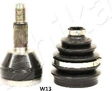 Ashika 62-0W-W13 - Шарнирный комплект, ШРУС, приводной вал autospares.lv