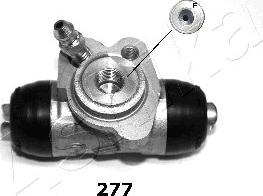 Ashika 67-02-277 - Колесный тормозной цилиндр autospares.lv