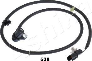 Ashika 151-05-538 - Датчик ABS, частота вращения колеса autospares.lv