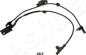 Ashika 151-02-267 - Датчик ABS, частота вращения колеса autospares.lv