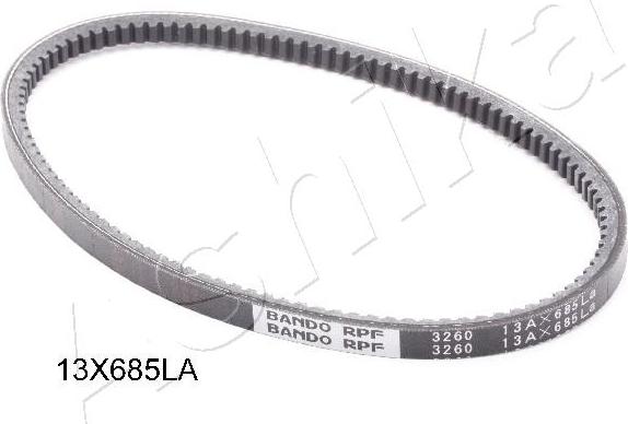 Ashika 109-13X685 - Клиновой ремень, поперечные рёбра autospares.lv