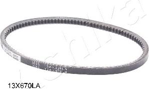 Ashika 109-13X670 - Клиновой ремень, поперечные рёбра autospares.lv