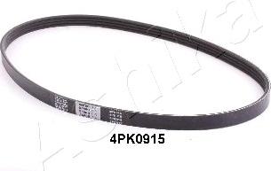 Ashika 112-4PK915 - Поликлиновой ремень autospares.lv