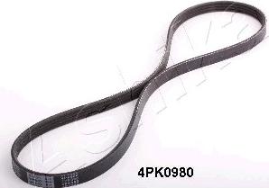 Ashika 112-4PK980 - Поликлиновой ремень autospares.lv
