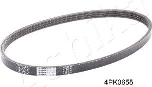 Ashika 112-4PK655 - Поликлиновой ремень autospares.lv