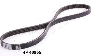 Ashika 112-4PK855 - Поликлиновой ремень autospares.lv