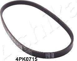 Ashika 112-4PK715 - Поликлиновой ремень autospares.lv