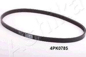 Ashika 112-4PK785 - Поликлиновой ремень autospares.lv