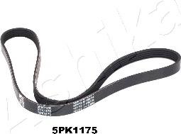 Ashika 112-5PK1175 - Поликлиновой ремень autospares.lv