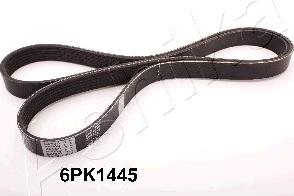 Ashika 112-6PK1445 - Поликлиновой ремень autospares.lv