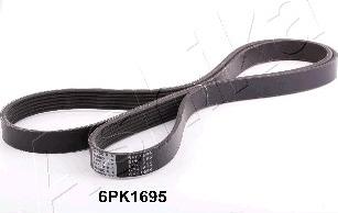 Ashika 112-6PK1695 - Поликлиновой ремень autospares.lv