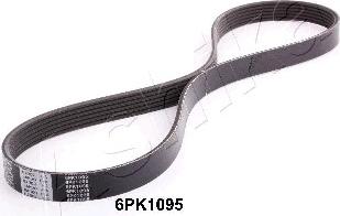 Ashika 112-6PK1095 - Поликлиновой ремень autospares.lv