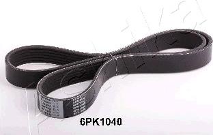 Ashika 112-6PK1040 - Поликлиновой ремень autospares.lv