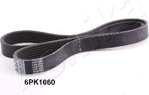 Ashika 112-6PK1060 - Поликлиновой ремень autospares.lv