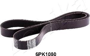 Ashika 112-6PK1080 - Поликлиновой ремень autospares.lv