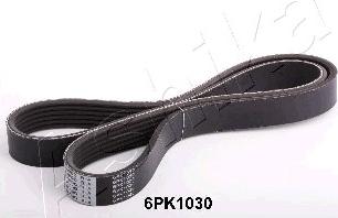Ashika 112-6PK1030 - Поликлиновой ремень autospares.lv
