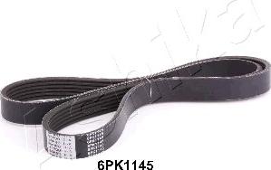 Ashika 112-6PK1145 - Поликлиновой ремень autospares.lv